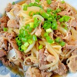 牛肉としらたきの甘辛煮